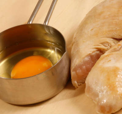 Beef, poultry milk and eggs can often be contaminated with Salmonella.